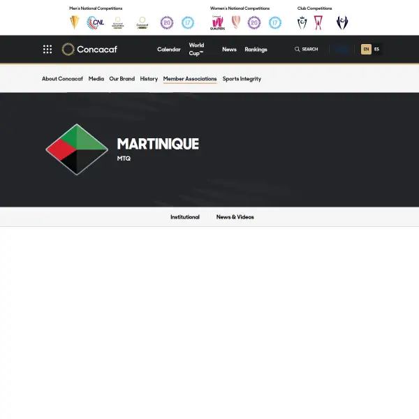 Martinique on CONCACAF